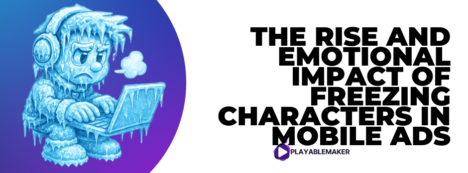 The Rise and Emotional Impact of Freezing Characters in Mobile Ads