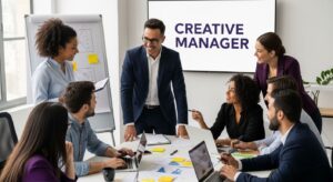 creative manager teamwork