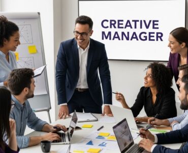 creative manager teamwork