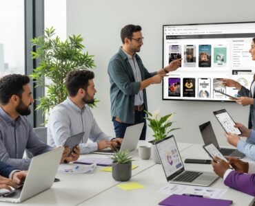 mobile advertising teamwork, digital marketing strategy