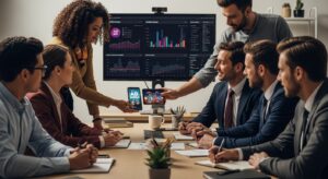 mobile gaming ad metrics, team analysis, performance dashboard