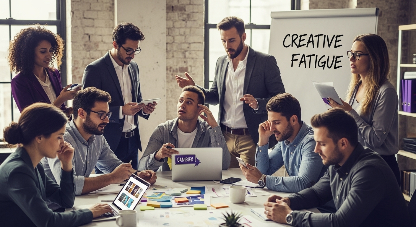 creative fatigue marketing team