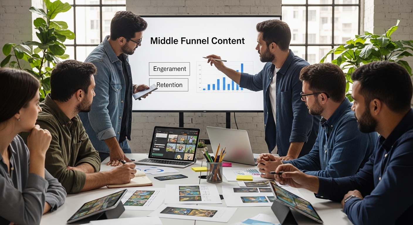 middle funnel content mobile gaming team