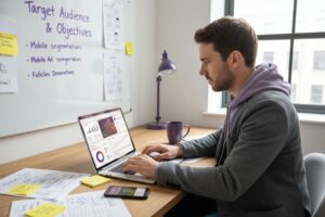 mobile playable ad workflow, campaign strategy, audience analysis