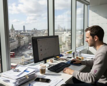 Mobile game marketer reviewing Facebook Ad results