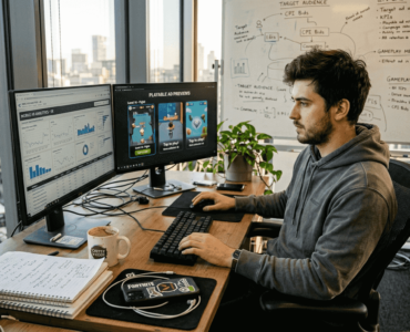 Gaming marketer reviews mobile ad dashboards